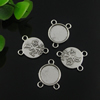 Connector. Fashion Zinc Alloy Jewelry Findings. Lead-free 18.5x14mm. Sold by Bag