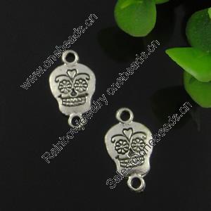 Connector. Fashion Zinc Alloy Jewelry Findings. Lead-free 20x11mm. Sold by Bag