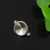 Connector. Fashion Zinc Alloy Jewelry Findings. Lead-free  14x10mm, Inner dia:7.5mm. Sold by Bag
