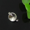 Connector. Fashion Zinc Alloy Jewelry Findings. Lead-free  14x10mm, Inner dia:7.5mm. Sold by Bag