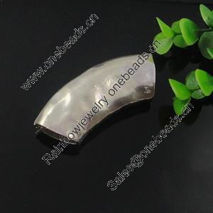 Tube, Fashion Zinc Alloy Jewelry Findings Lead-free, 55x12.5mm, Sold by PC 