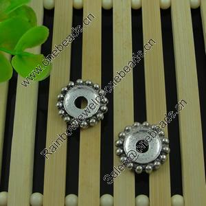 Spacer beads, Fashion Zinc Alloy jewelry findings, 17.5mm，Hole size:4mm. Sold by bag