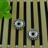 Spacer beads, Fashion Zinc Alloy jewelry findings, 17.5mm，Hole size:4mm. Sold by bag
