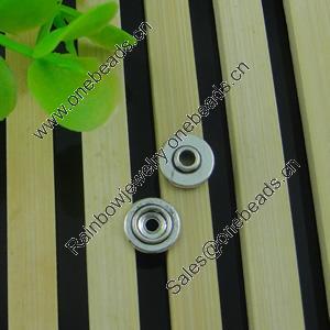 Spacer beads, Fashion Zinc Alloy jewelry findings, 8mm，Hole size:2mm. Sold by bag