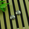Beads. Fashion Zinc Alloy jewelry findings. Lead-free. Flat Round 10x10mm. Sold by Bag
