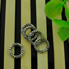 Donut，Fashion Zinc Alloy Jewelry Findings. Lead-free. 10mm, Hole size:4mm. Sold by bag 

