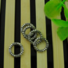 Donut，Fashion Zinc Alloy Jewelry Findings. Lead-free. 10mm, Hole size:4mm. Sold by bag 