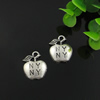 Pendant. Fashion Zinc Alloy Jewelry Findings. Lead-free. Fruit 22x17mm. Sold by Bag 
