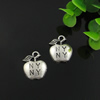 Pendant. Fashion Zinc Alloy Jewelry Findings. Lead-free. Fruit 22x17mm. Sold by Bag 