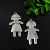 Pendant. Fashion Zinc Alloy Jewelry Findings. Lead-free. girl 27x48mm. Sold by Bag 
