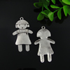 Pendant. Fashion Zinc Alloy Jewelry Findings. Lead-free. girl 27x48mm. Sold by Bag 