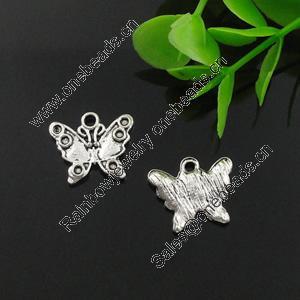 Pendant. Fashion Zinc Alloy Jewelry Findings. Lead-free. Animal 17x14mm. Sold by Bag