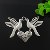 Pendant. Fashion Zinc Alloy Jewelry Findings. Lead-free. Animal 46x68mm. Sold by Bag
