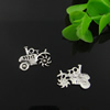 Pendant. Fashion Zinc Alloy Jewelry Findings. Lead-free. cart 18x14mm. Sold by Bag
