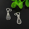 Pendant. Fashion Zinc Alloy Jewelry Findings. Lead-free. 22x9mm. Sold by Bag
