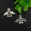 Pendant. Fashion Zinc Alloy Jewelry Findings. Lead-free. Angel 21x21mm. Sold by Bag

