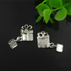 Pendant. Fashion Zinc Alloy Jewelry Findings. Lead-free. Gift box 16x15mm. Sold by Bag

