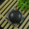 Pendant with Crystal Beads and Resin Cabochons. Fashion Zinc Alloy Jewelry Findings. Lead-free. 68.5x63mm. Sold by PC