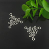 Connector. Fashion Zinc Alloy Jewelry Findings. Lead-free 22.5mm. Sold by Bag
