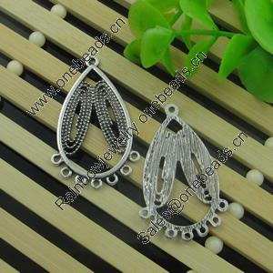 Connector. Fashion Zinc Alloy Jewelry Findings. Lead-free 39x25mm. Sold by Bag