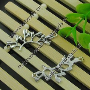 Connector. Fashion Zinc Alloy Jewelry Findings. Lead-free 38x15.5mm. Sold by Bag