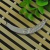 Connector with Crystal Beads . Fashion Zinc Alloy Jewelry Findings. Lead-free. 70x10mm. Sold by PC
