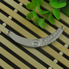 Connector with Crystal Beads . Fashion Zinc Alloy Jewelry Findings. Lead-free. 70x10mm. Sold by PC