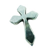 Beads. Fashion Zinc Alloy jewelry findings. Lead-free. Cross 16x23mm. Sold by Bag
