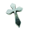 Beads. Fashion Zinc Alloy jewelry findings. Lead-free. Cross 16x23mm. Sold by Bag