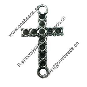 Connector. Fashion Zinc Alloy Jewelry Findings. Lead-free  14x10mm, Inner dia:7.5mm. Sold by Bag