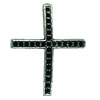 Beads. Fashion Zinc Alloy jewelry findings. Lead-free. Cross 40x33mm. Sold by Bag
