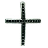 Beads. Fashion Zinc Alloy jewelry findings. Lead-free. Cross 40x33mm. Sold by Bag