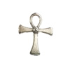 Pendant. Fashion Zinc Alloy jewelry findings. Lead-free. Cross 40x30mm. Sold by Bag
