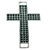 Connector. Fashion Zinc Alloy jewelry findings. Lead-free. Cross 58x32mm. Sold by PC