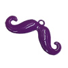 Spray-paint Pendant. Fashion Zinc Alloy Jewelry Findings. Lead-free. mustache 43x24mm. Sold by Bag