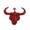 Spray-paint Pendant. Fashion Zinc Alloy Jewelry Findings. Lead-free. Animal 33.5x28mm. Sold by Bag 
