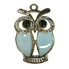 Zinc Alloy Enamel Pendant. Fashion jewelry findings. Lead-free. Animal 34x22mm. Sold by Bag 
