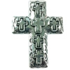 Pendant. Fashion Zinc Alloy jewelry findings. Lead-free. Cross 55x40mm. Sold by PC