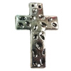 Connector. Fashion Zinc Alloy jewelry findings. Lead-free. Cross 52x31mm. Sold by Bag