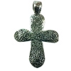 Pendant. Fashion Zinc Alloy jewelry findings. Lead-free. Cross 55x40mm. Sold by Bag
