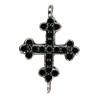 Connector. Fashion Zinc Alloy jewelry findings. Lead-free. Cross 30x19mm. Sold by Bag