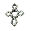 Connector. Fashion Zinc Alloy jewelry findings. Lead-free. Cross22x17mm. Sold by Bag
