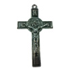 Pendant. Fashion Zinc Alloy jewelry findings. Lead-free. Cross 78x42mm. Sold by PC
