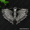 Zinc Alloy Pendant With Crystal Beads. Fashion Jewelry Findings. Animal 74x54mm. Sold by PC