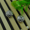 Beads. Fashion Zinc Alloy jewelry findings. Flat Round 12mm，Hole size:1.2mm Sold by Bag