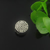Europenan style Beads. Fashion jewelry findings. Flat Rounm 11mm, Hole size:4.5mm. Sold by Bag
