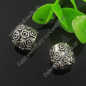 Europenan style Beads. Fashion jewelry findings. Drum 10mm, Hole size:5.5mm. Sold by Bag
