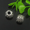 Europenan style Beads. Fashion jewelry findings. Drum 11.5x10mm, Hole size:4.5mm. Sold by Bag
