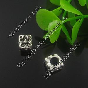 Europenan style Beads. Fashion jewelry findings. 7.5x9mm, Hole size:4.5mm. Sold by Bag
