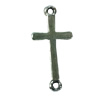 Pendant. Fashion Zinc Alloy jewelry findings. Cross 39x13mm. Sold by Bag